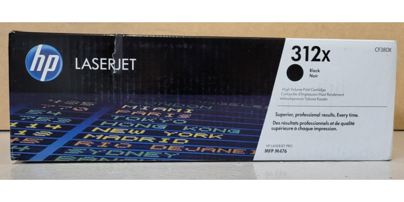 Toner HP 312X Schwarz CF380X Neu OVP B-Ware Original HP LJ Pro MFP M476 . 