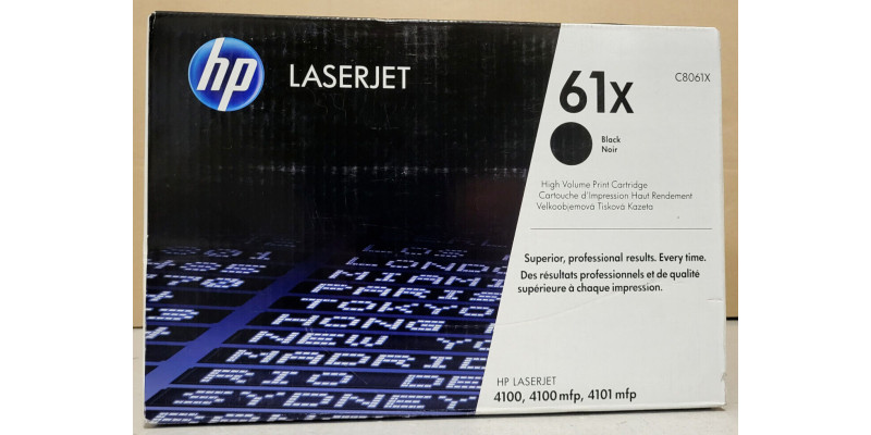 Toner HP 61X Schwarz C8061X Neu OVP B-Ware Original HP LaserJet 4100 . 