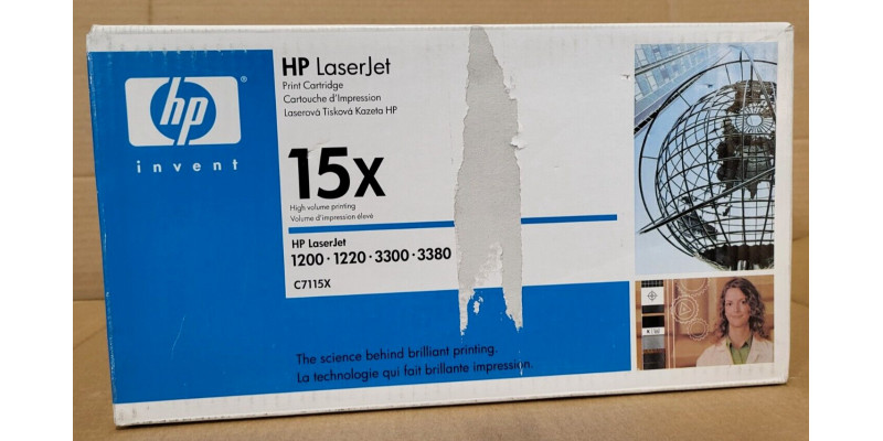 Toner HP 15X Schwarz C7115X Neu OVP Original HP LJ 1200, 1220  . 