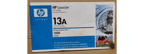 Toner HP 13A Schwarz Q2613A Neu OVP Original HP LJ 1300, 1300N  . 