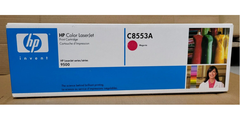 Toner HP 822A Magenta C8553A Neu OVP A-Ware Original HP LaserJet 9500 . 