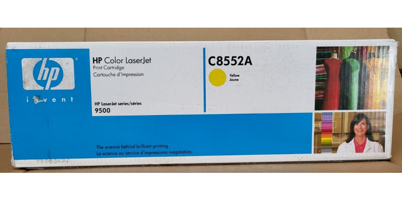 Toner HP 822A Gelb C8552A Neu OVP B-Ware Original HP LaserJet 9500   