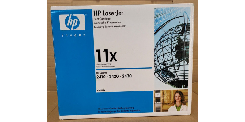 Toner HP 11X Schwarz Q6511X Neu OVP Original HP LJ 2410, 2420  . 