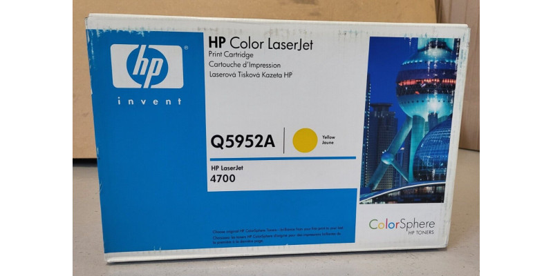 Toner HP 643A Gelb Q5952A Neu OVP Original HP LaserJet 4700  . 