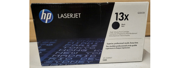 Toner HP 13X Schwarz Q2613X Neu OVP Original HP LaserJet 1300  . 