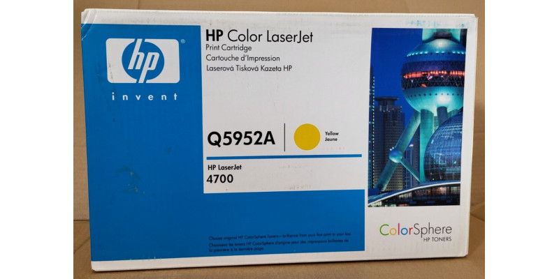 Toner HP 643A Gelb Q5952A Neu OVP A-Ware Original HP LaserJet 4700   