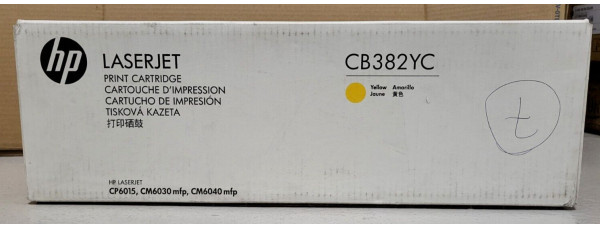 Toner HP CB382YC Gelb Neu OVP B-Ware Original HP LaserJet CP6015, CM6030 mfp Rg 