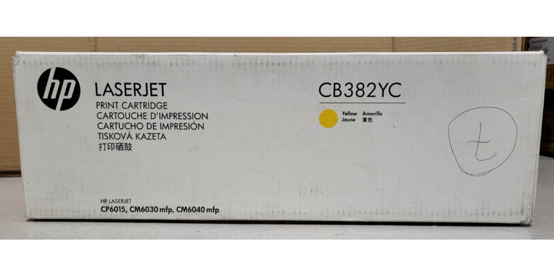 Toner HP CB382YC Gelb Neu OVP B-Ware Original HP LaserJet CP6015, CM6030 mfp Rg 