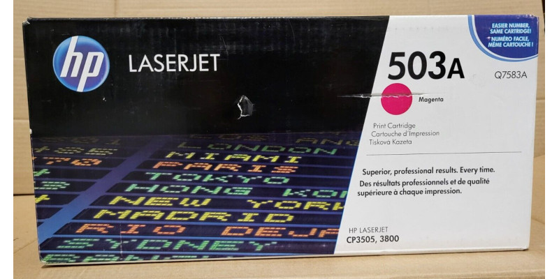 Toner HP 503A Magenta Q7583A Neu OVP B-Ware Original HP LaserJet CP3505 . 