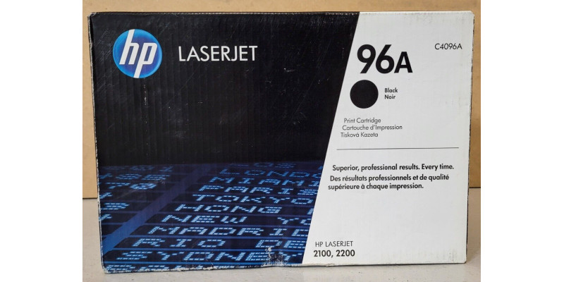 Toner HP 96A Schwarz C4096A Neu OVP A-Ware Original HP LaserJet 2100 . 