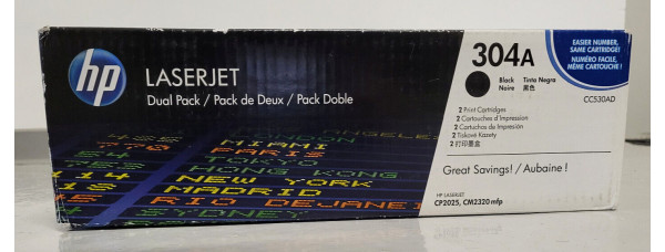 Toner HP 304A Schwarz CC530A Neu OVP B-Ware Original HP LJ CP2025  . 