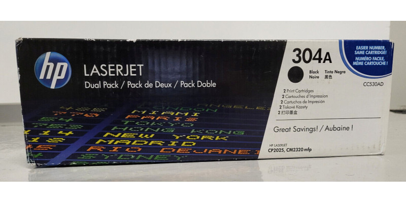 Toner HP 304A Schwarz CC530A Neu OVP B-Ware Original HP LJ CP2025  . 