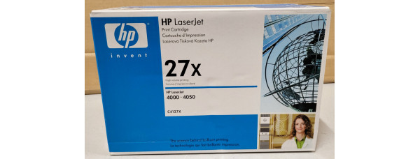 Toner HP 27X Schwarz C4127X Neu OVP A-Ware Original HP LaserJet 4000 . 