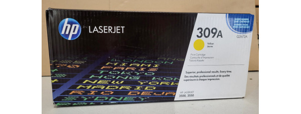 Toner HP 309A Gelb Q2672A Neu OVP B-Ware Original HP LJ 3500  . 