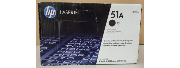 Toner HP 51A Schwarz Q7551A Neu OVP B-Ware Original HP LJ P3005 M3027 . 