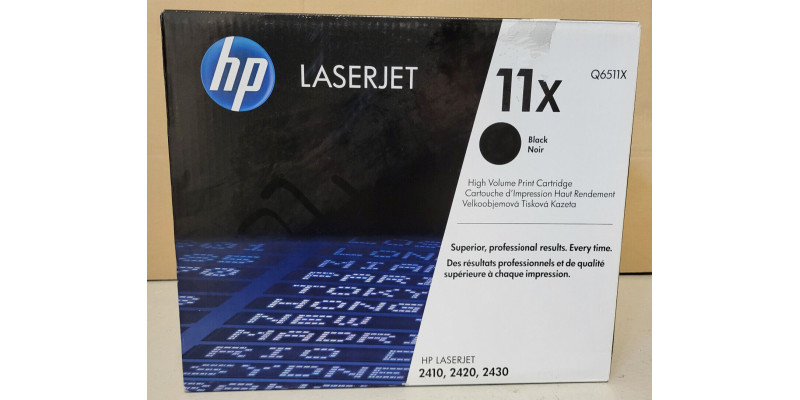Toner HP 11X Schwarz Q6511X Neu OVP B-Ware Original HP LJ 2410, 2420 . 