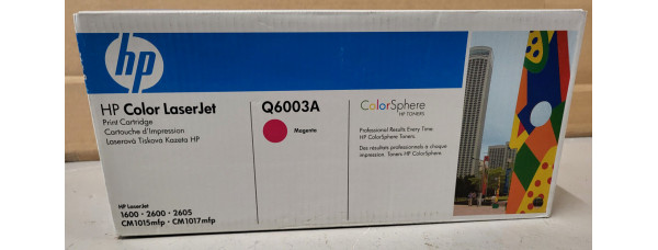 Toner HP Q6003A Magenta Neu OVP A-Ware Original HP LJ 1600 2600 2605  
