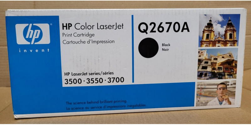 Toner HP 308A Schwarz Q2670A Neu OVP A-Ware Original HP LJ 3500, 3550 . 