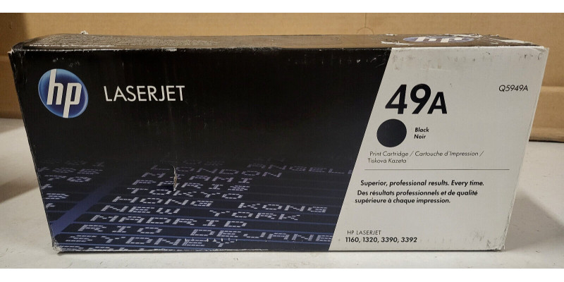 Toner HP 49A Schwarz Q5949A Neu OVP B-Ware Original LJ 1160, 1320, 3390 . 