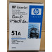 Toner HP 51A Schwarz Q7551A Neu OVP Original HP LaserJet P3005  . 
