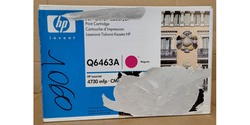 Toner HP Q6463A Magenta Neu OVP Original HP LJ 4730mfp  . 