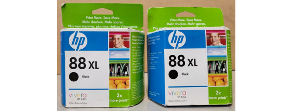 2 Tintenpatronen HP 88XL Schwarz Neu OVP B-Ware HP Officejet Pro K550 . 