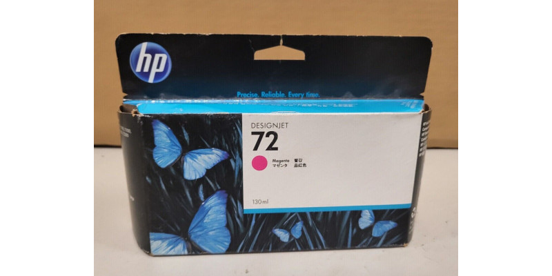 Tinte HP 72 C9372A Magenta HP DesignJet T610 T620 T770 T1100  MHD 10.2019 