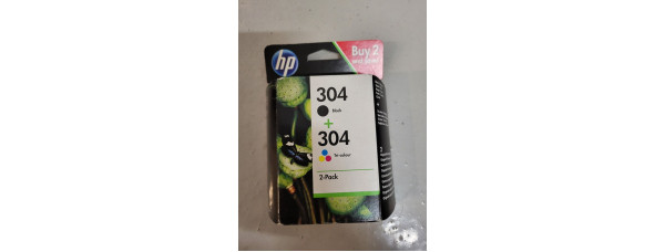 Tintenpatrone HP 304 2er-Pack CMYK 3JB05AE Neu OVP B-Ware  MHD 09.2020 