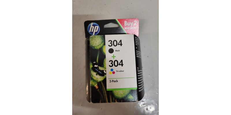 Tintenpatrone HP 304 2er-Pack CMYK 3JB05AE Neu OVP B-Ware  MHD 09.2020 