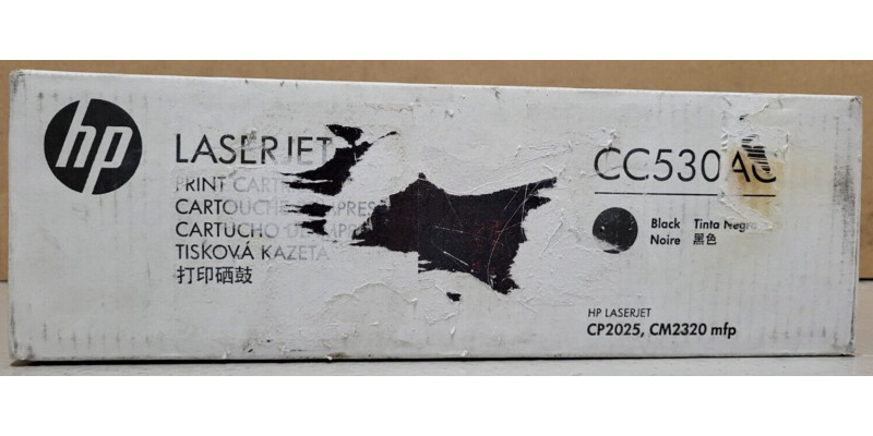 Toner HP 304A Schwarz CC530AC Neu OVP Original HP LaserJet CP2025 . 
