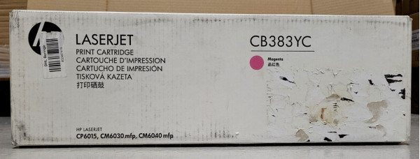 Toner HP CB383YC Magenta Neu OVP B-Ware Original HP Color LJ CP6015 . 