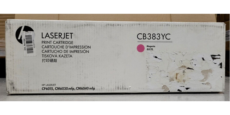 Toner HP CB383YC Magenta Neu OVP B-Ware Original HP Color LJ CP6015 . 