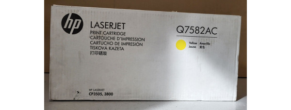 Toner HP 503A Gelb Q7582AC Neu OVP B-Ware Original HP LaserJet CP3505  