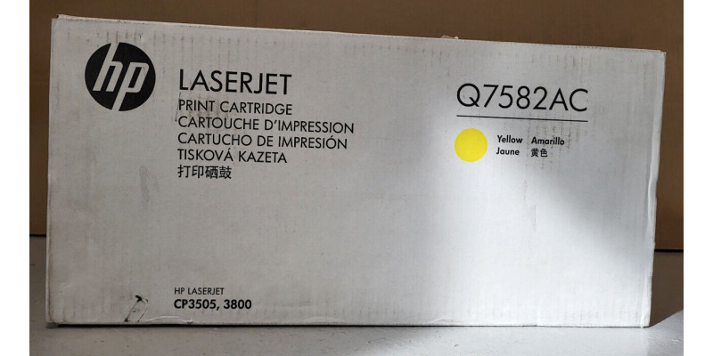 Toner HP 503A Gelb Q7582AC Neu OVP B-Ware Original HP LaserJet CP3505  