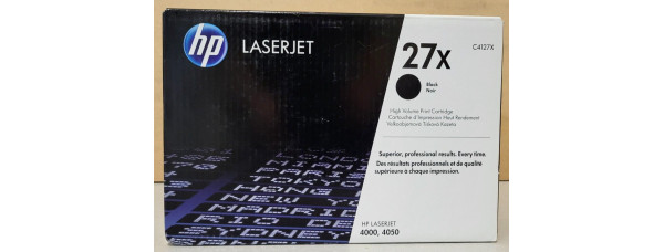Toner HP 27X Schwarz C4127X Neu OVP A-Ware Original HP LJ 4000, 4050 . 