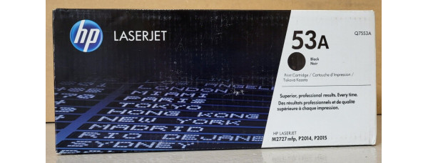 Toner HP 53A Schwarz Q7553A Neu OVP A-Ware Original HP LJ M2727, P2014 . 
