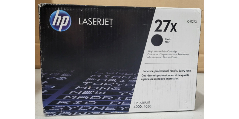 Toner HP 27X Schwarz C4127X Neu OVP Original HP LJ 4000, 4050 . 