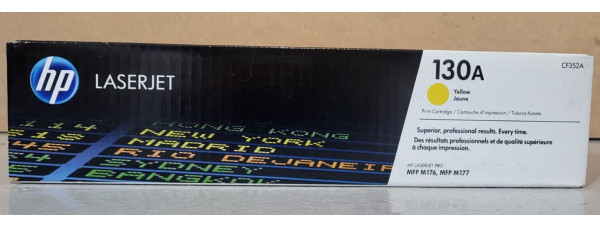 Toner HP 130A Gelb CF352A Neu OVP B-Ware Original HP MFP M176, MFP M177 . 