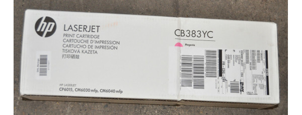 Toner HP CB383YC Magenta Neu OVP A-Ware Original HP Color LJ CP6015 . 