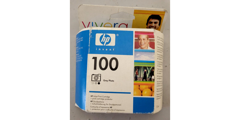 Tintenpatrone HP 100 Grau Foto C9368AE Neu OVP B-Ware HP Deskjet 6520 . 