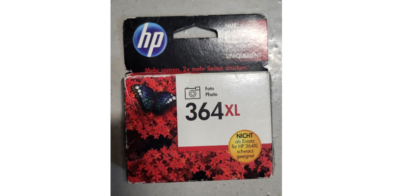 Tintenpatrone HP 364XL Foto Schwarz CB322EE Neu OVP B-Ware Original 02.2017  
