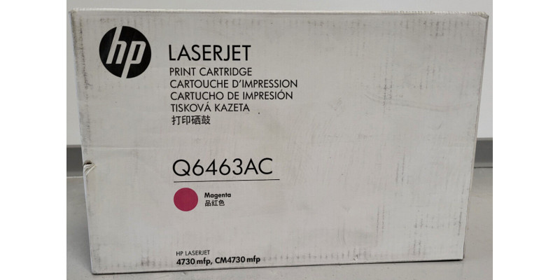 Toner HP Q6463AC Magenta Neu OVP Original HP LJ 4730mfp CM4730mfp . 