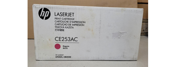 Toner HP CE253AC Magenta Neu OVP Original HP LJ CP3525 CM3530 . 