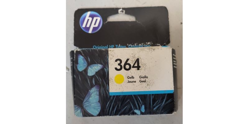 Tintenpatrone HP 364 Gelb CB320EE Neu OVP B-Ware 5510, 5515 MHD 11.2019 . 