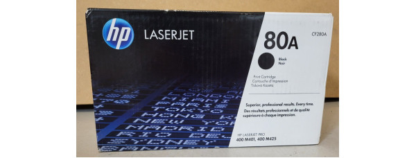 Toner HP 80A Schwarz CF280A Neu OVP B-Ware Original HP LJ 400 M401 . 