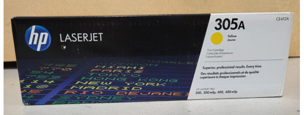 Toner HP 305A Gelb CE412A Neu OVP B-Ware Original HP LaserJet 300   