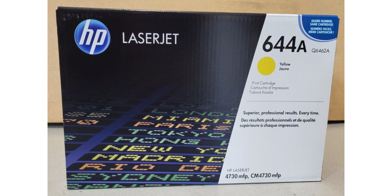 Toner HP 644A Gelb Q6462A Neu OVP A-Ware Original HP LaserJet 4730mfp  