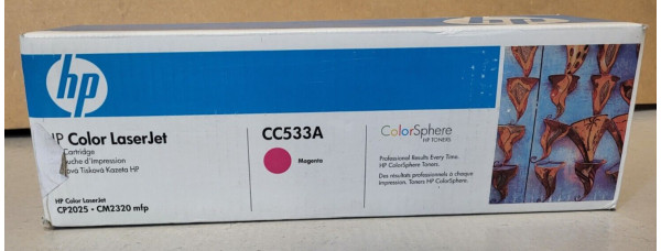 Toner HP CC533A Magenta Neu OVP Original HP LaserJet CP2025  . 