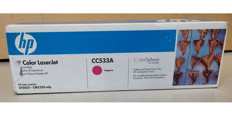 Toner HP CC533A Magenta Neu OVP Original HP LaserJet CP2025  . 