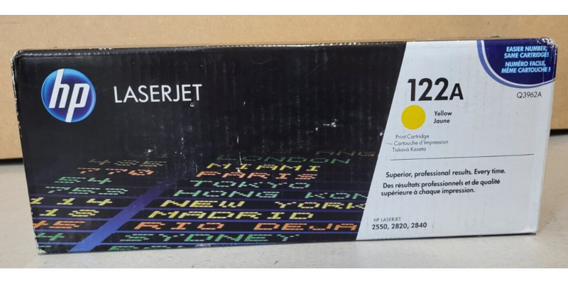 Toner HP 122A Gelb Q3962A Neu OVP B-Ware Original HP LaserJet 2550  